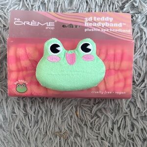 The Crème Shop Frog Plushie Spa Headband